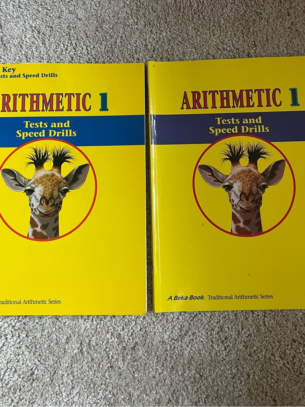 A Beka Arithmetic 1 bundle Tests and Speed Drills